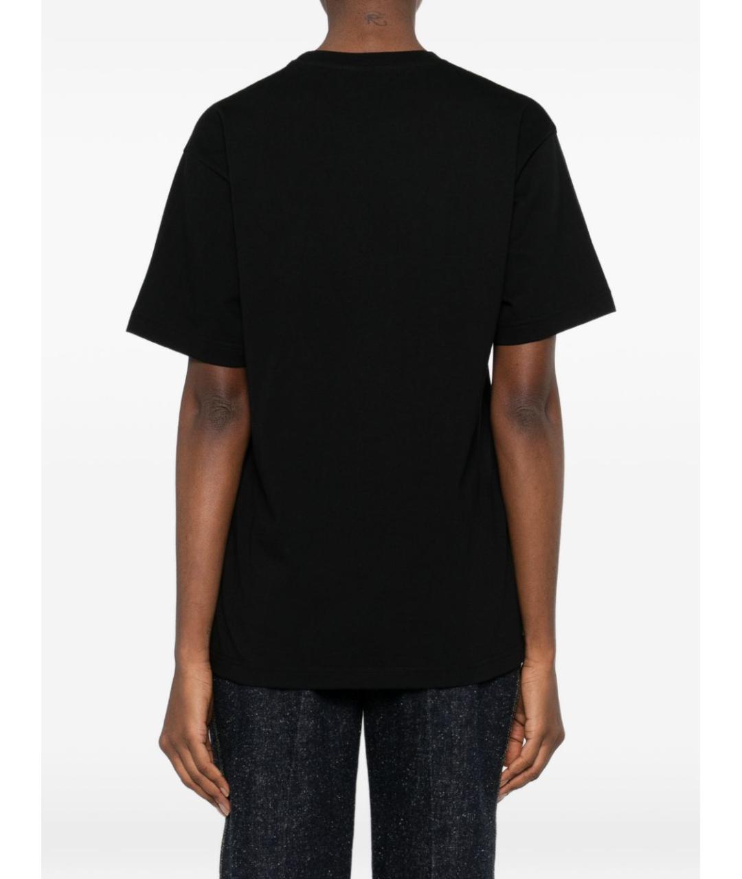 GUCCI Черная хлопковая футболка, фото 3