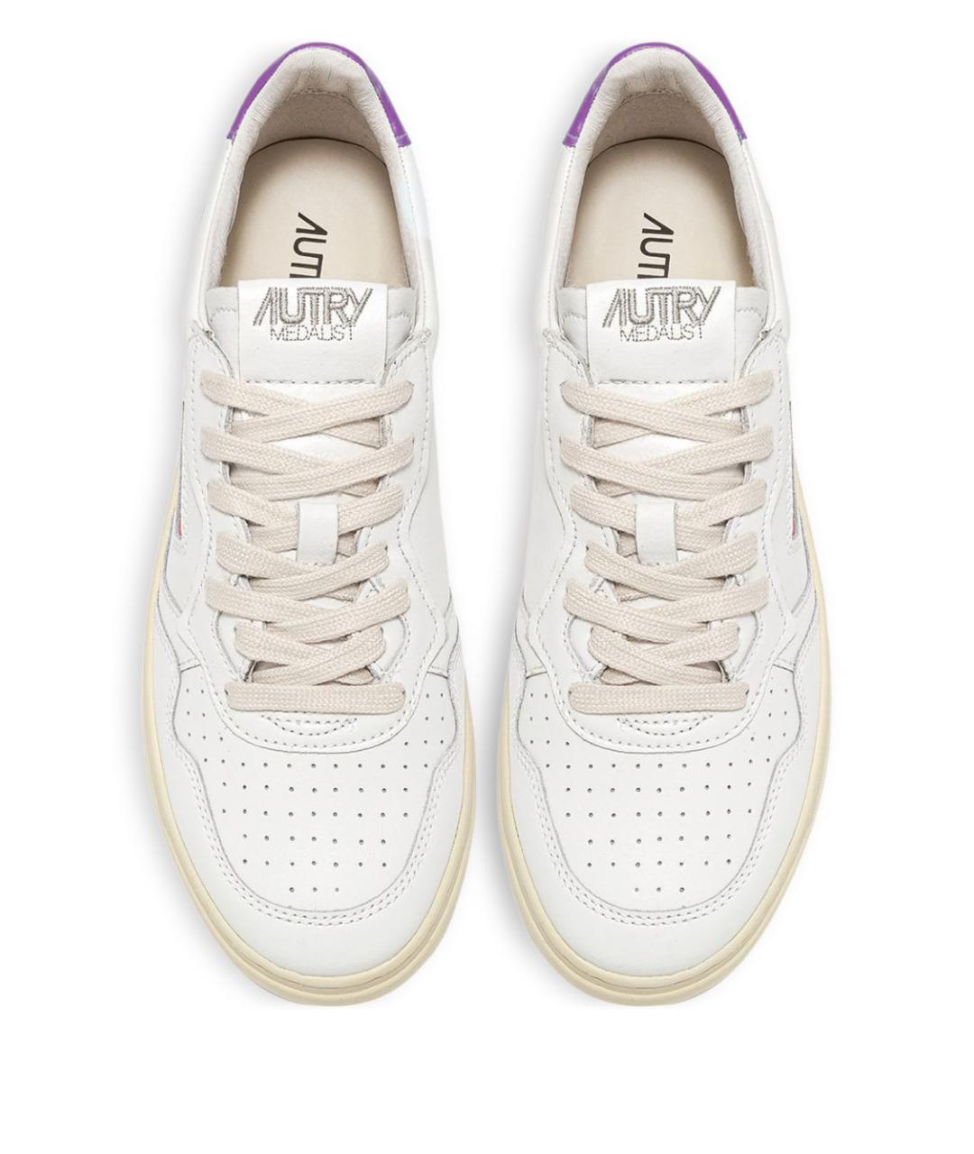 AUTRY Белые кожаные кроссовки, фото 6