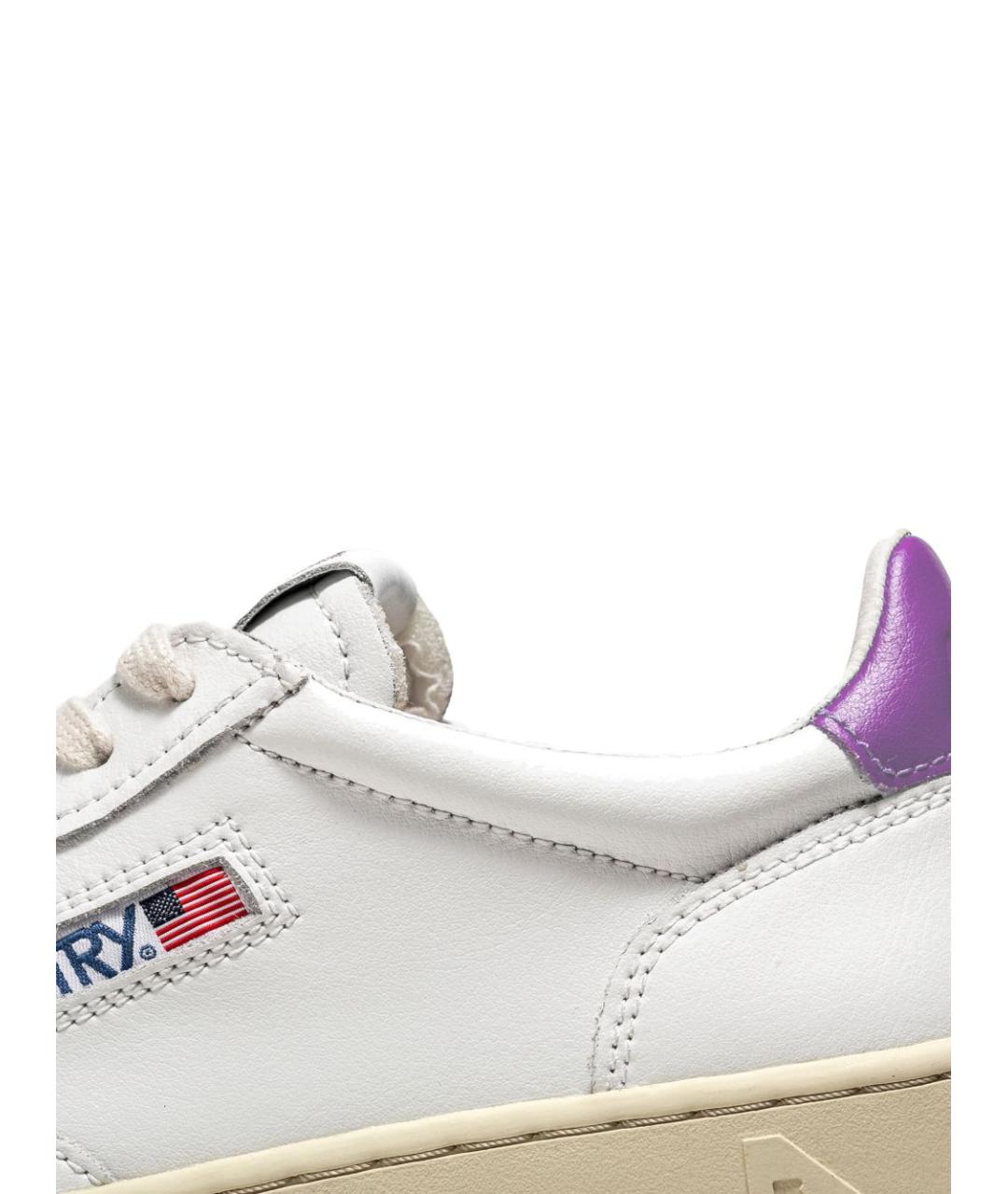 AUTRY Белые кожаные кроссовки, фото 7