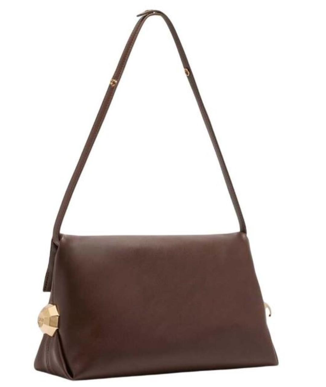 LIU JO Коричневая сумка через плечо из искусственной кожи, фото 2