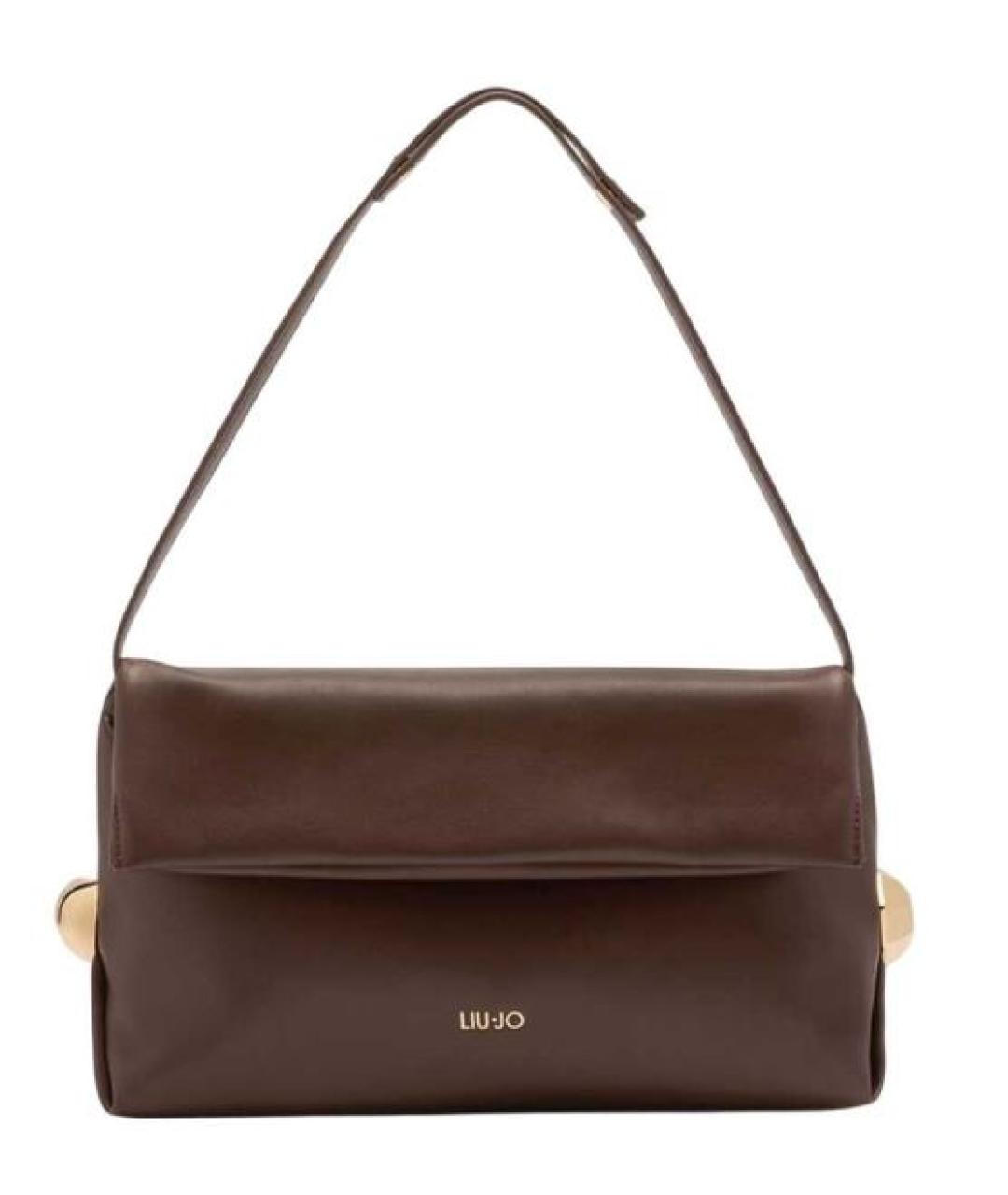 LIU JO Коричневая сумка через плечо из искусственной кожи, фото 1