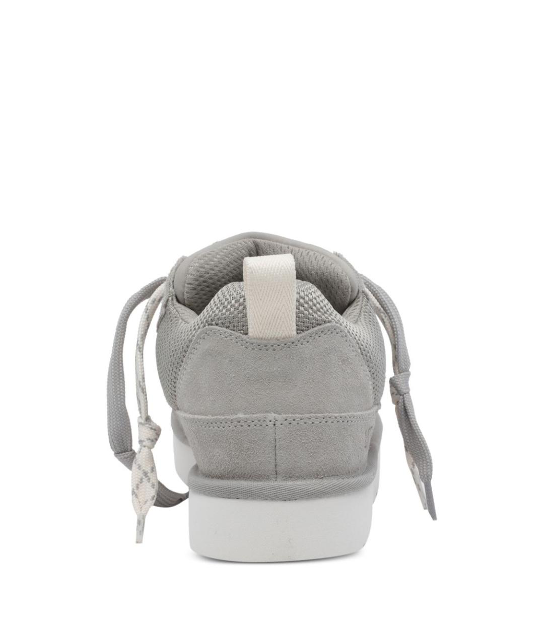 UGG AUSTRALIA Серые замшевые низкие кроссовки / кеды, фото 3