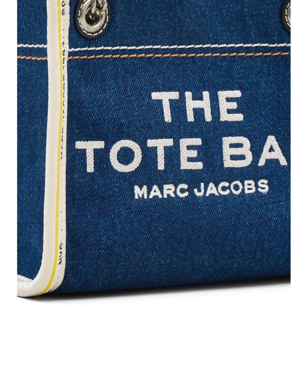 MARC JACOBS Синяя тканевая сумка тоут, фото 5