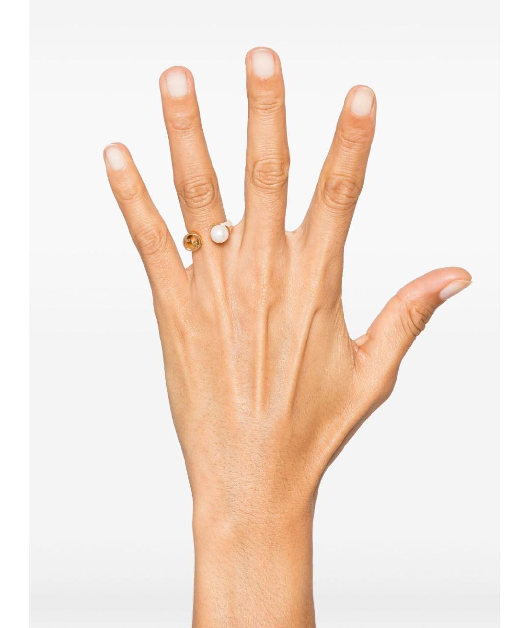 GUCCI Золотое металлическое кольцо, фото 2