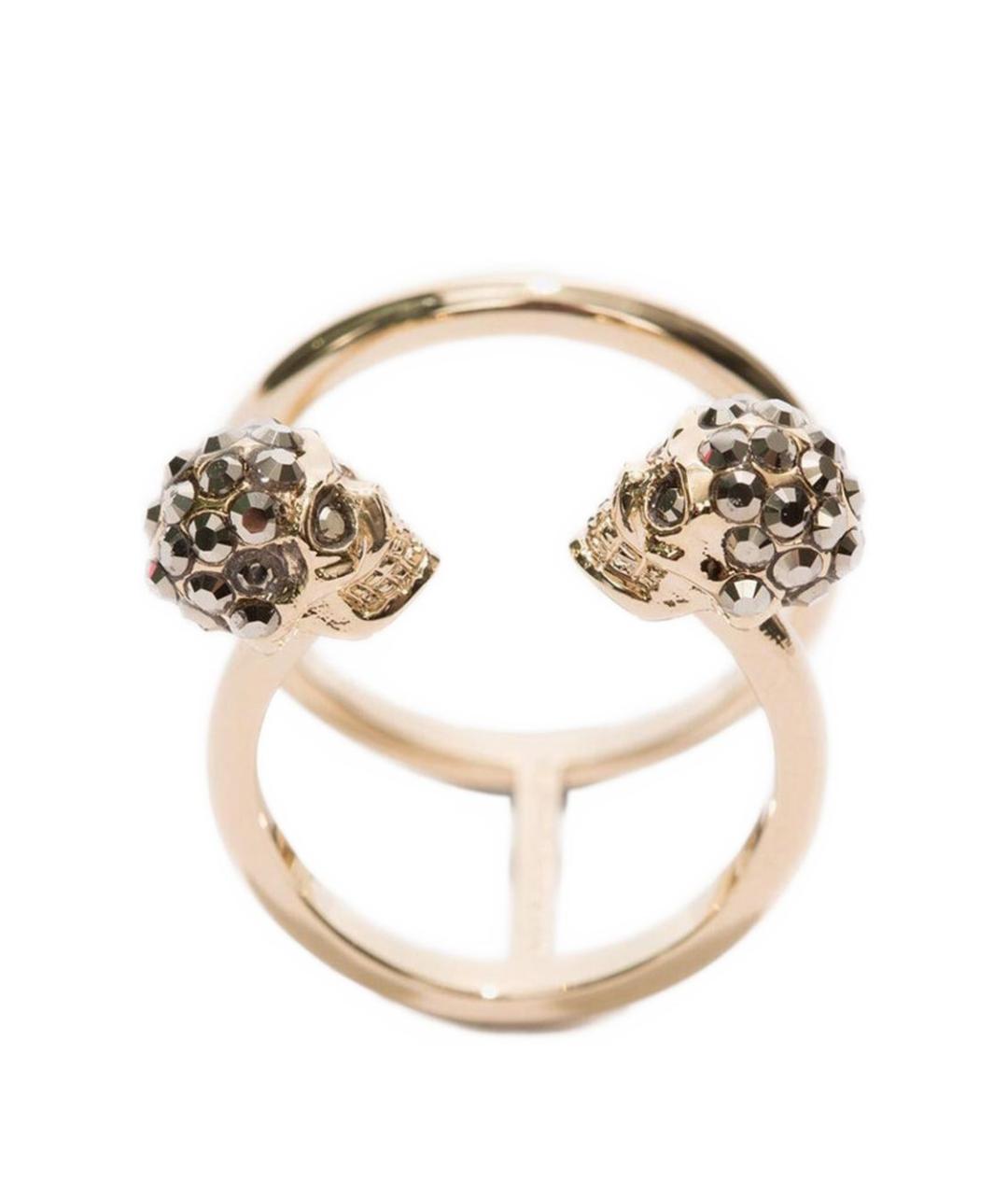 ALEXANDER MCQUEEN Золотое латунное кольцо, фото 4