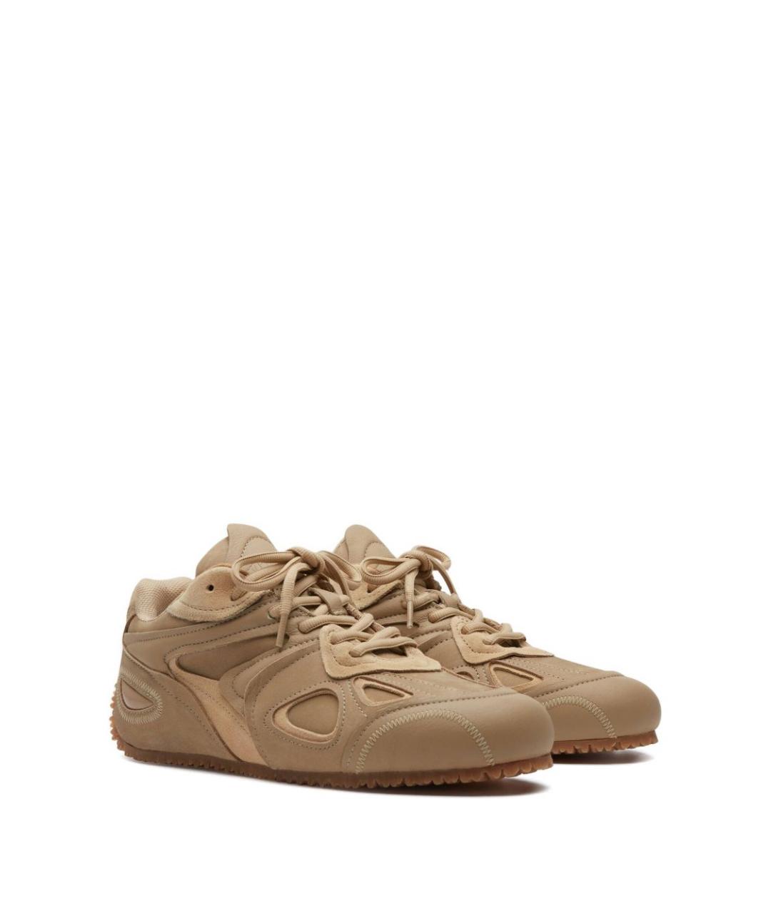 AXEL ARIGATO Бежевые кожаные кроссовки, фото 2