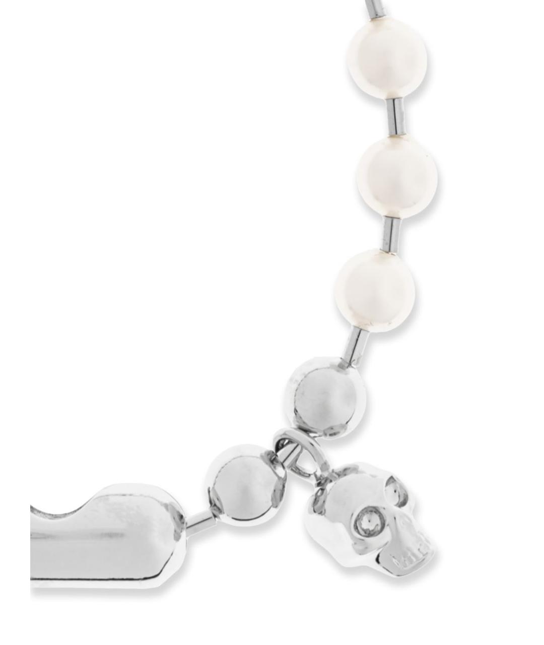 ALEXANDER MCQUEEN Серебрянный латунный браслет, фото 3