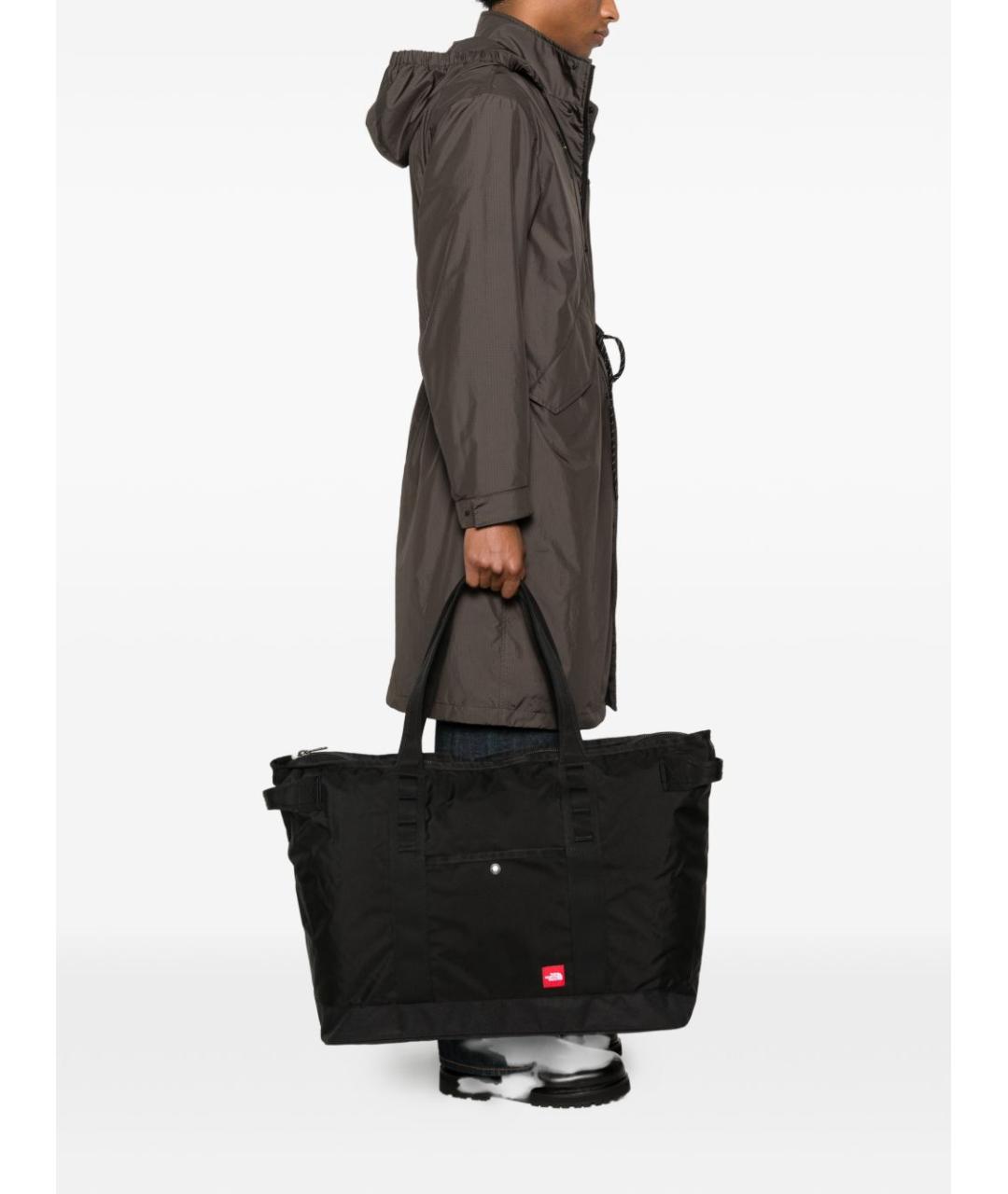THE NORTH FACE Черная тканевая сумка тоут, фото 3