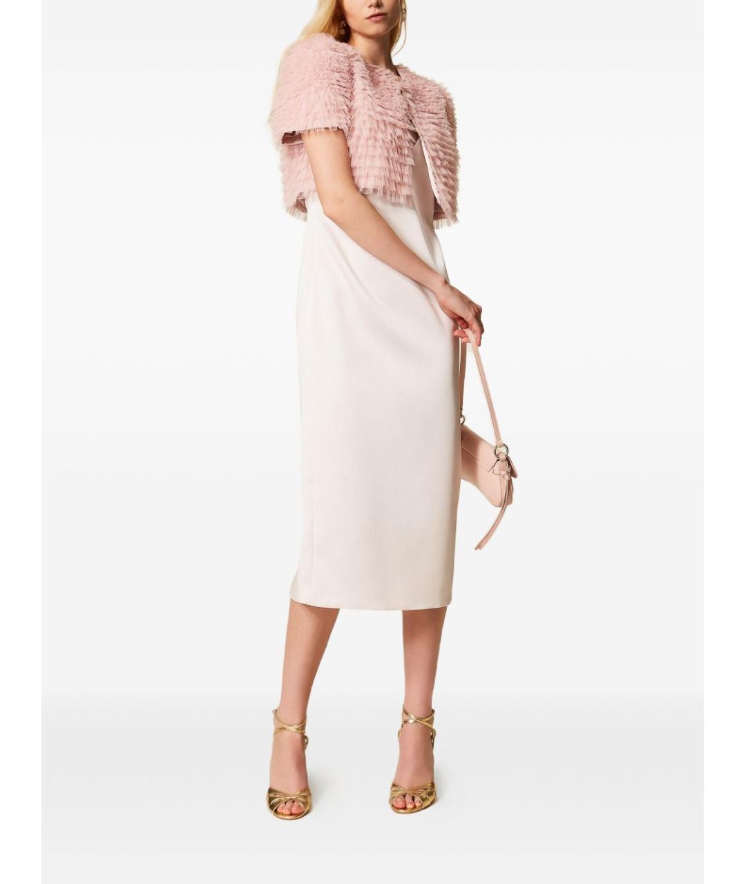 TWIN-SET Розовый кардиган, фото 4