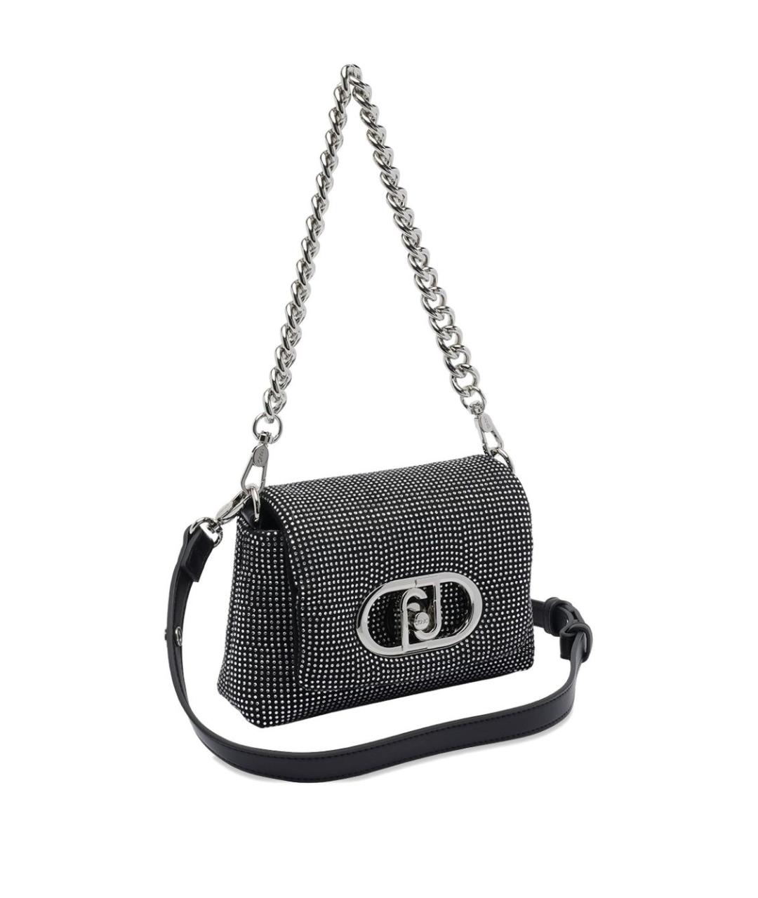 LIU JO Черная сумка через плечо, фото 4