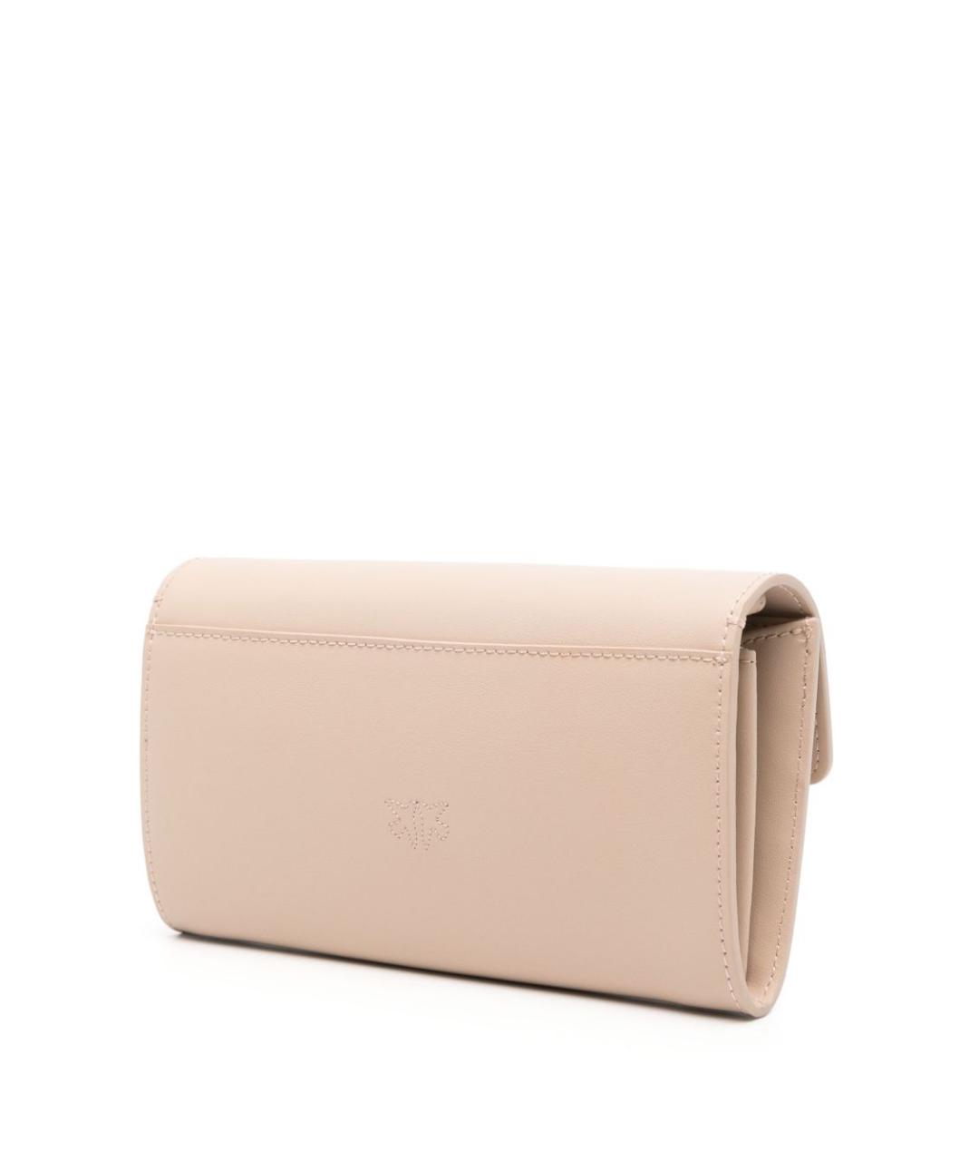 PINKO Бежевый кожаный кошелек, фото 4