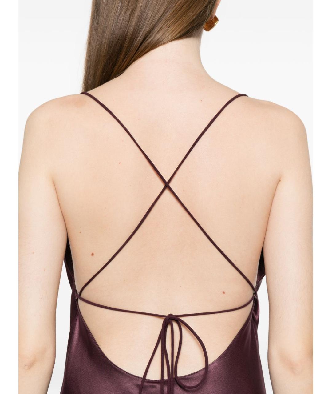 PINKO Бордовое вечернее платье, фото 2