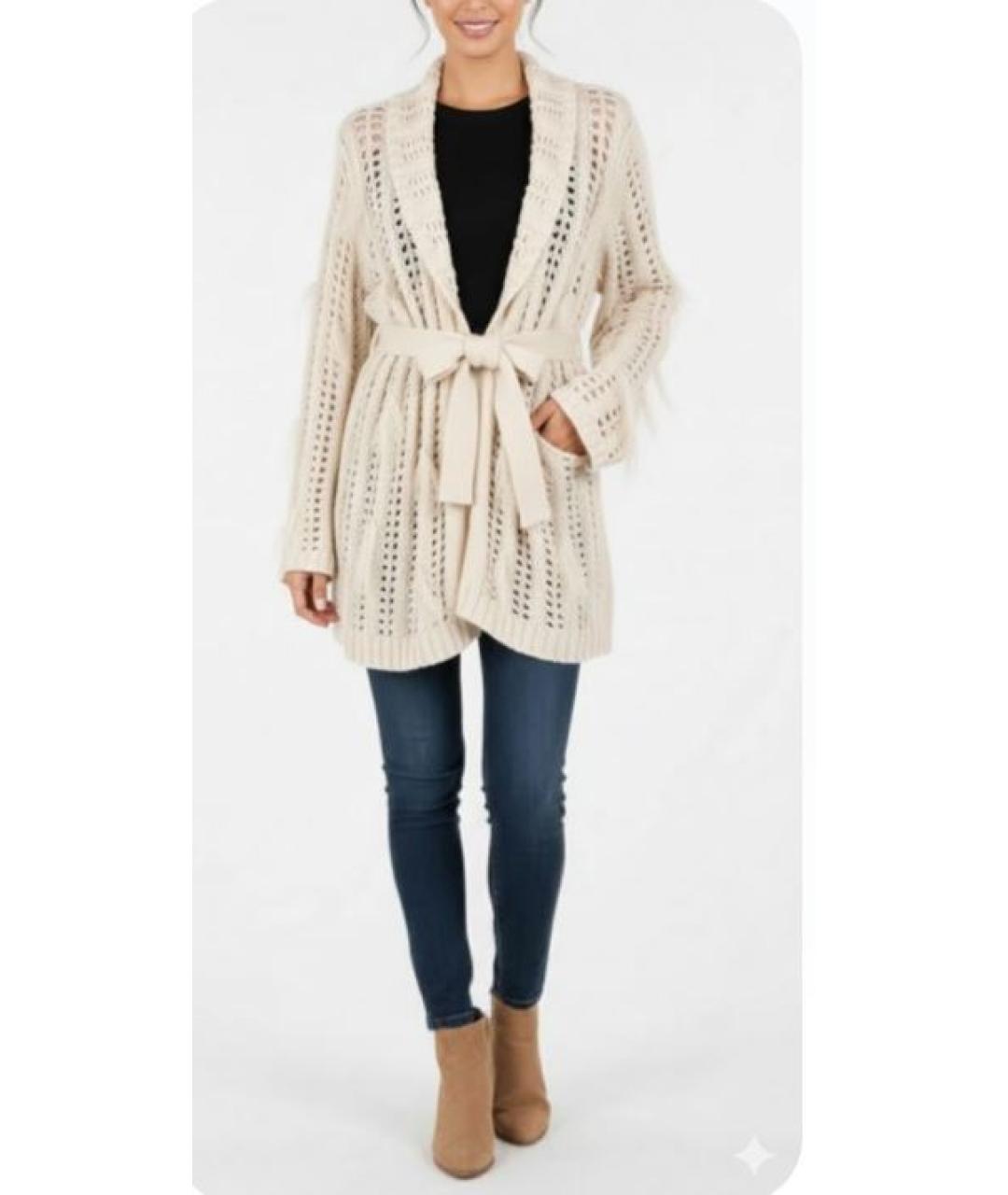 TWIN-SET Бежевый кардиган, фото 2