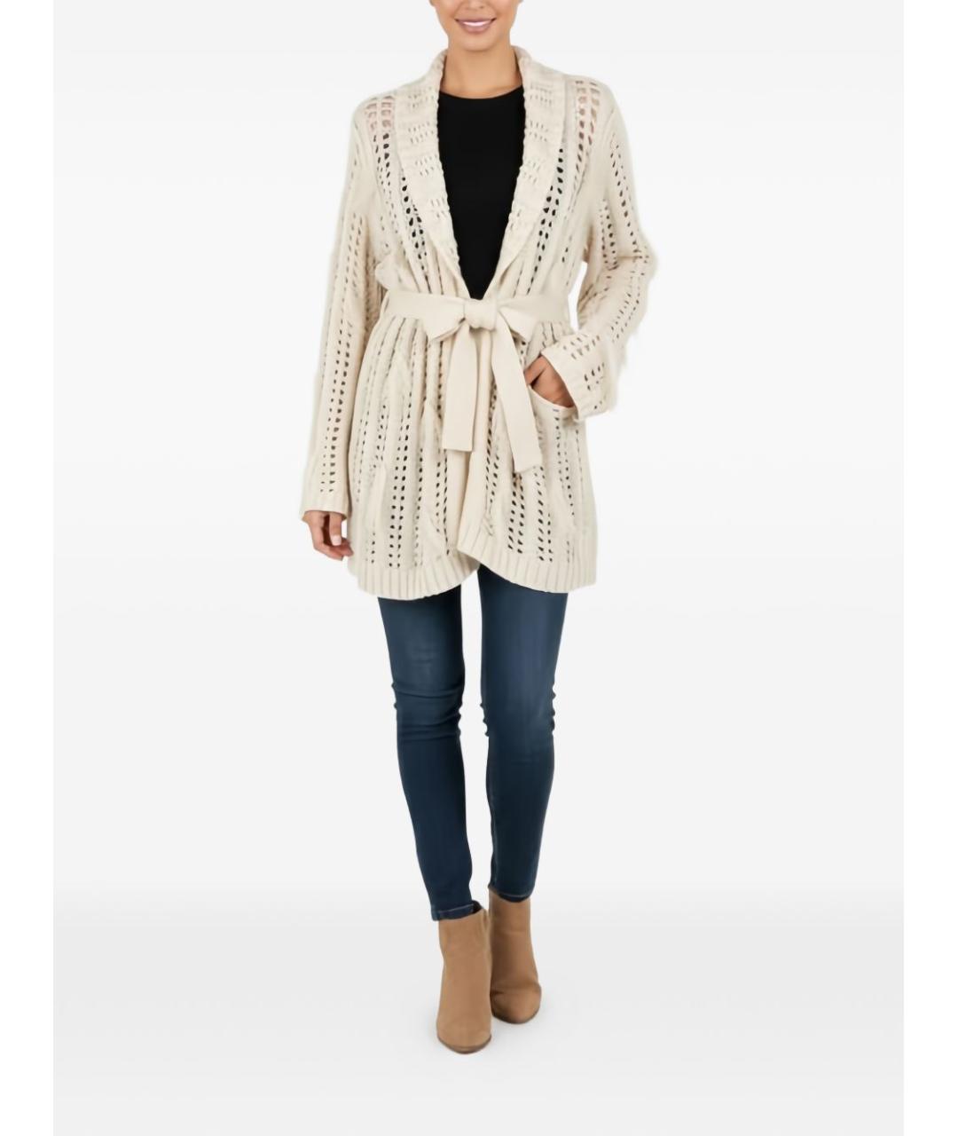 TWIN-SET Бежевый кардиган, фото 3