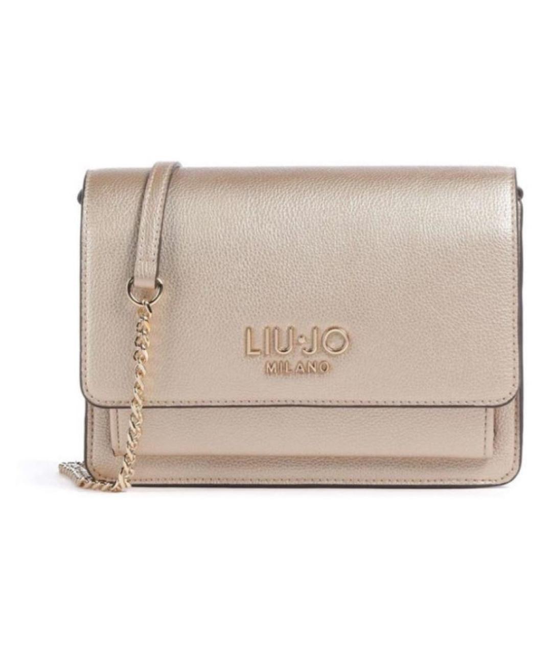 LIU JO Золотая сумка через плечо, фото 1