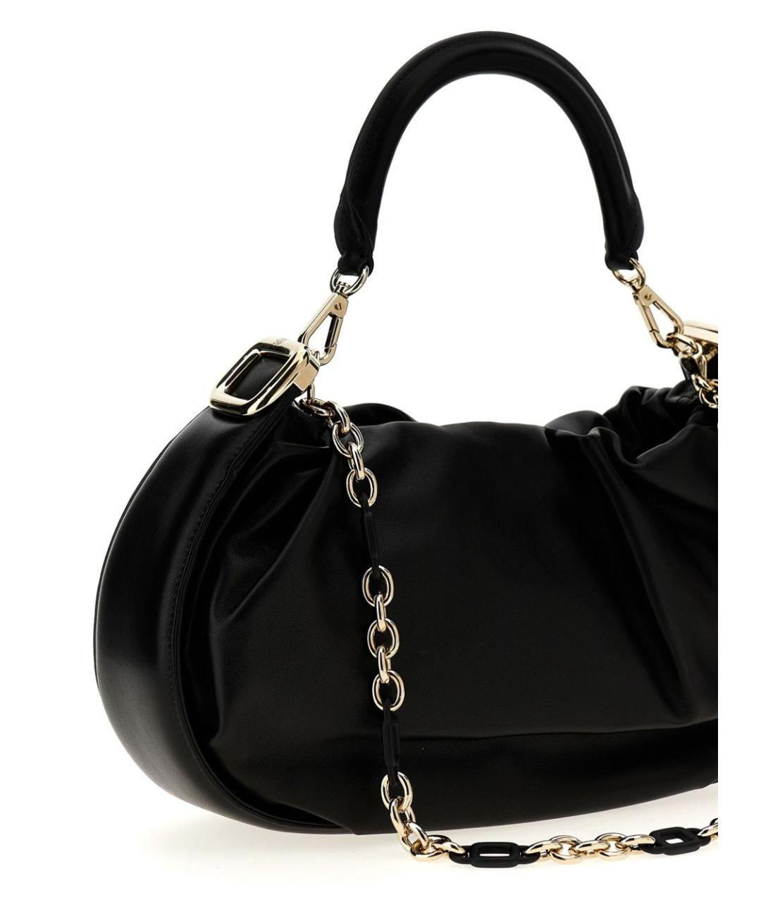 ROGER VIVIER Черная кожаная сумка через плечо, фото 2