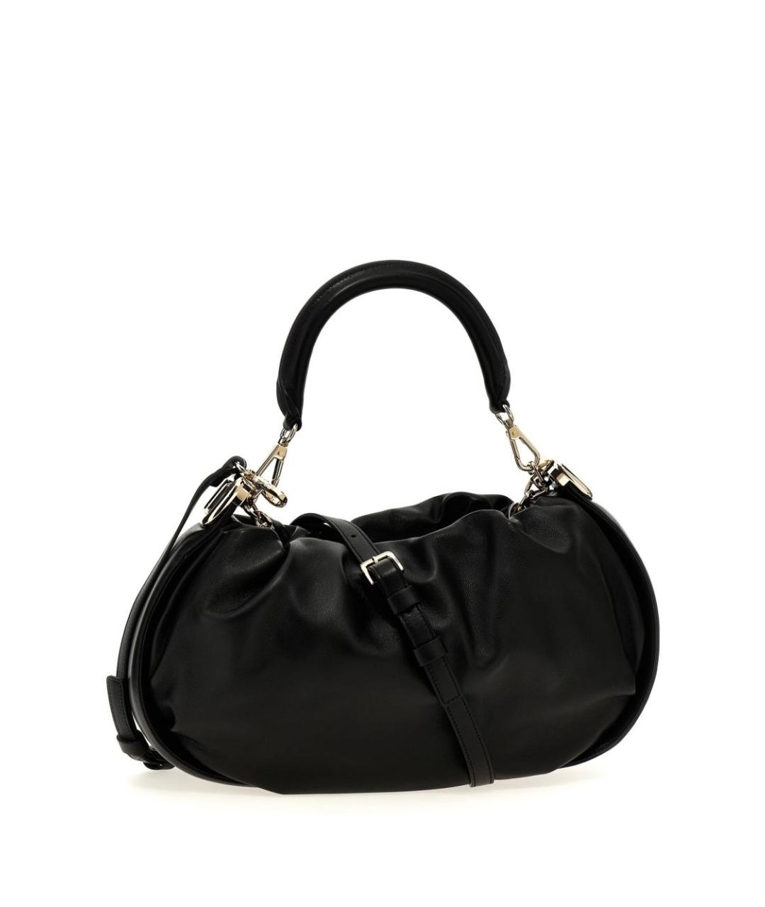 ROGER VIVIER Черная кожаная сумка через плечо, фото 3