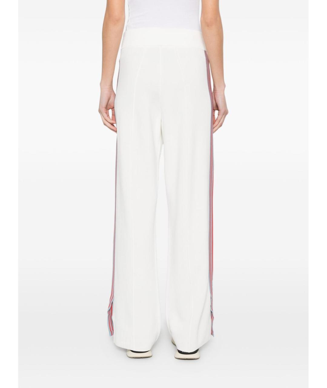 AUTRY Белые вискозные прямые брюки, фото 2