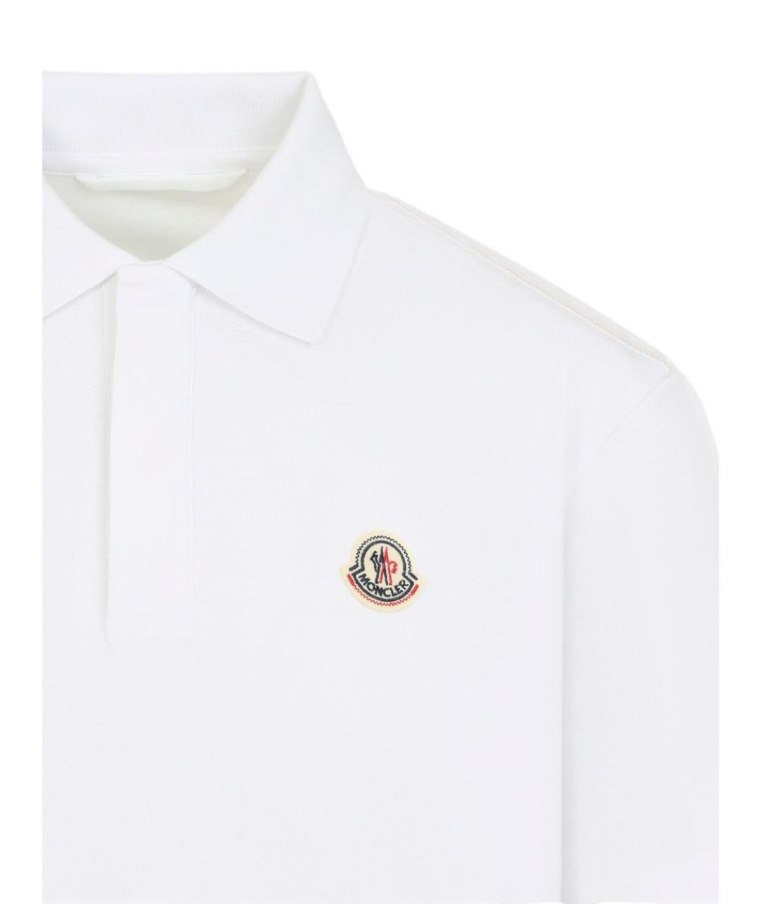 MONCLER Хлопковое поло с коротким рукавом, фото 4