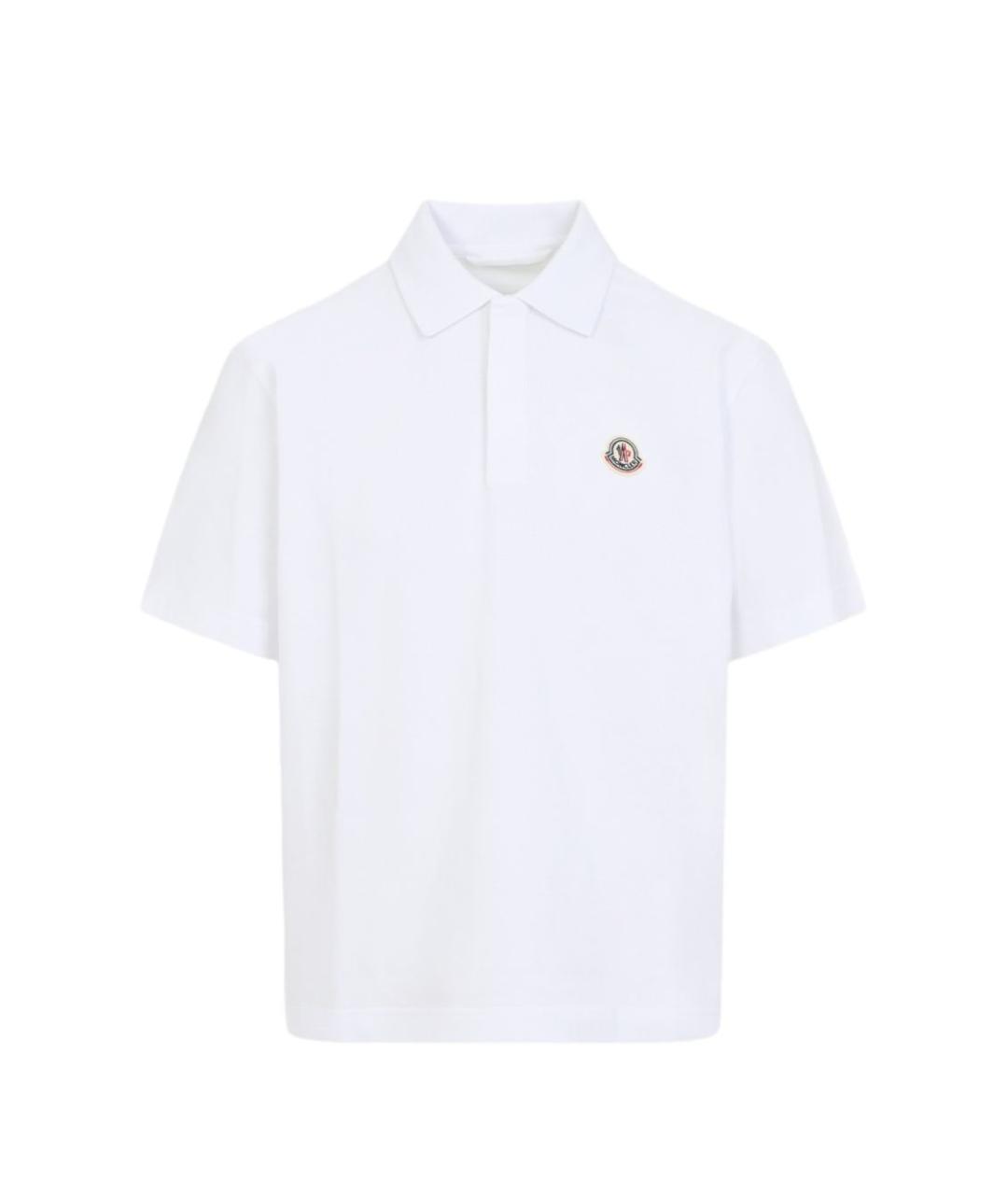 MONCLER Хлопковое поло с коротким рукавом, фото 1