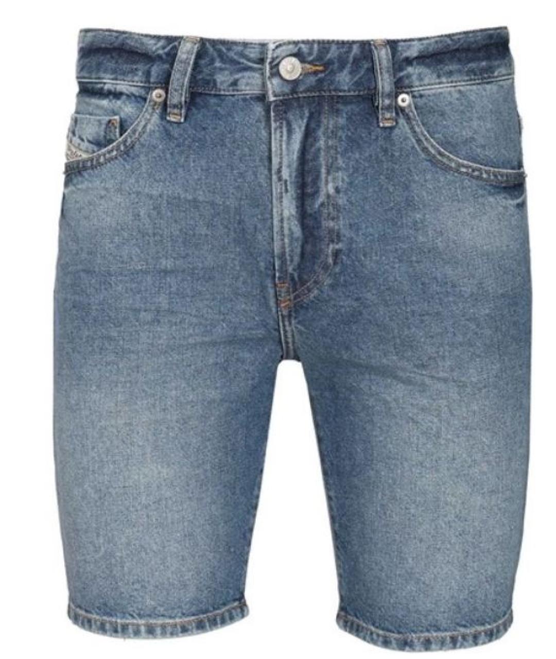 DIESEL Синие хлопковые шорты, фото 1