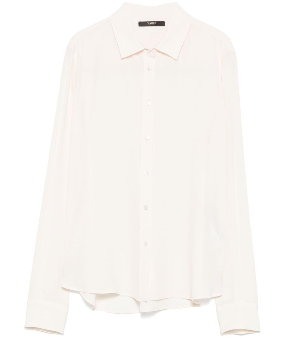 SEVENTY Бежевая ацетатная рубашка, фото 1