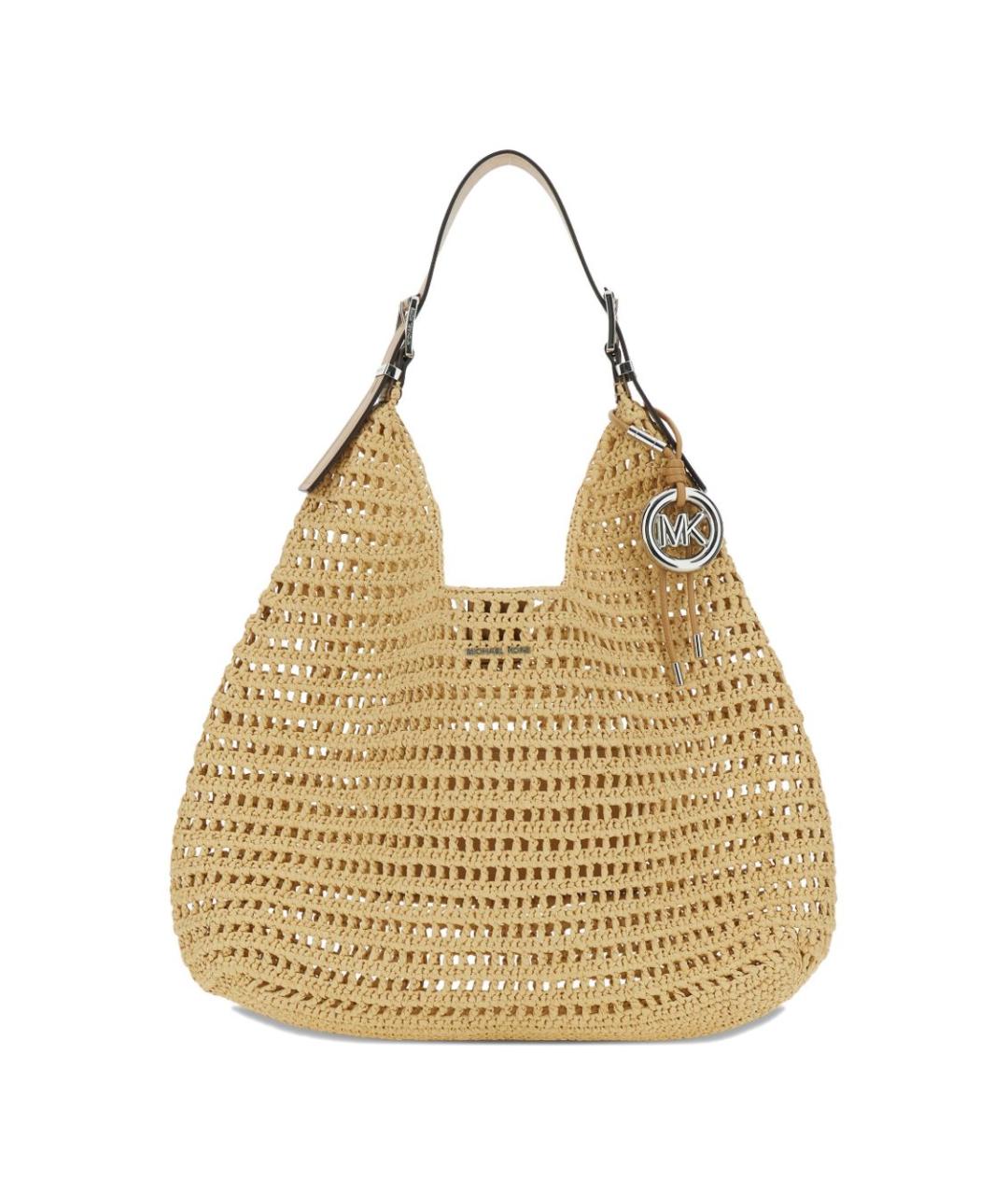 MICHAEL KORS Бежевая пелетеная сумка тоут, фото 1