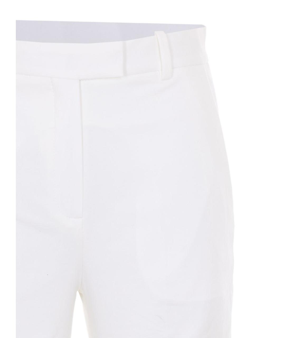 CIRCOLO 1901 Белые прямые брюки, фото 3