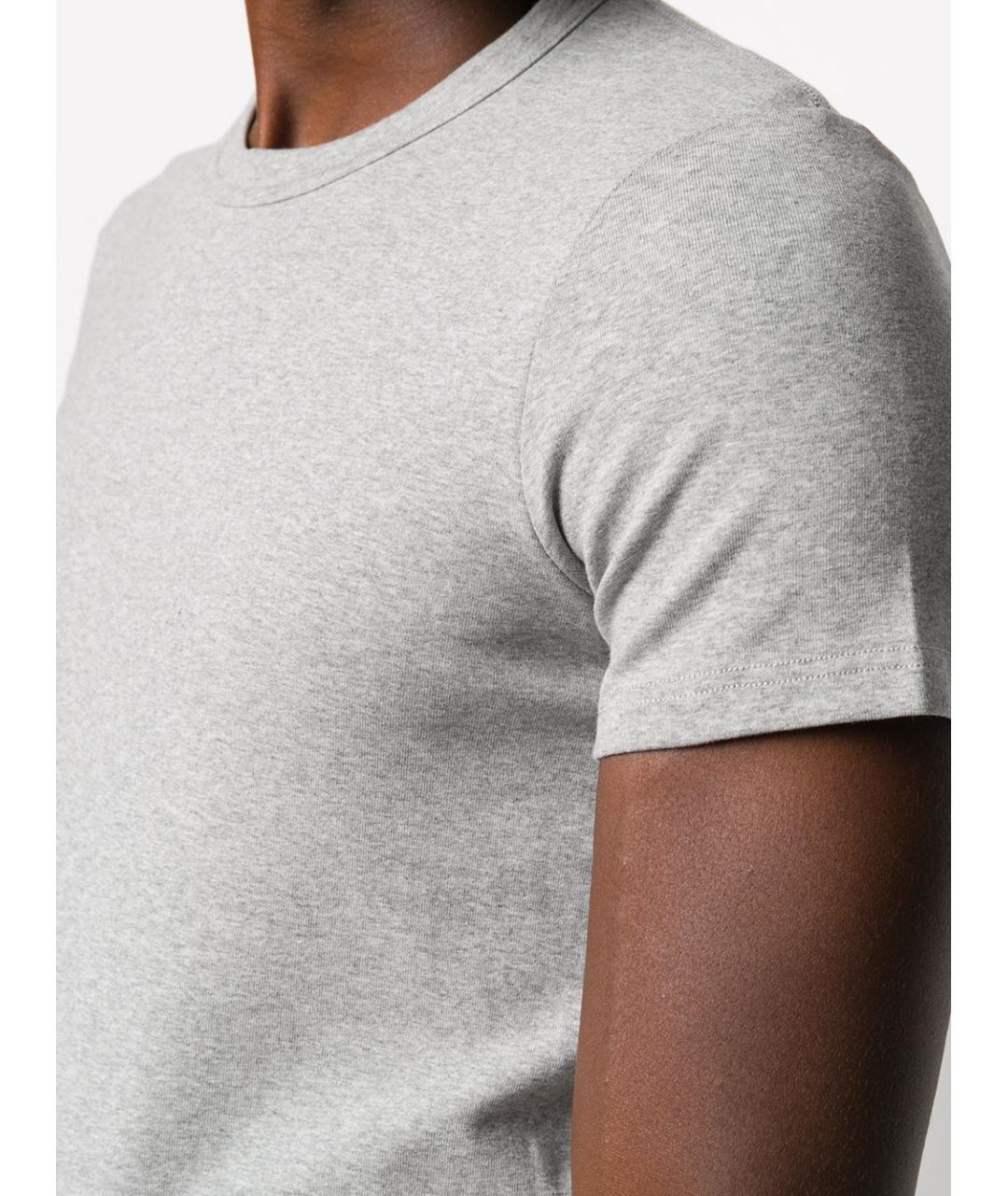 TOM FORD Серая хлопковая футболка, фото 2