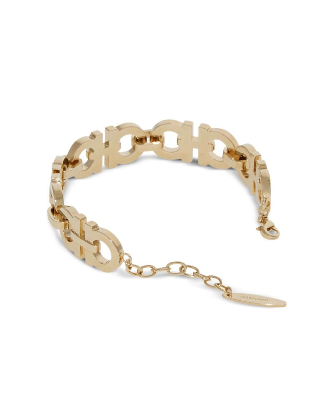 FERRAGAMO Золотой металлический браслет, фото 4