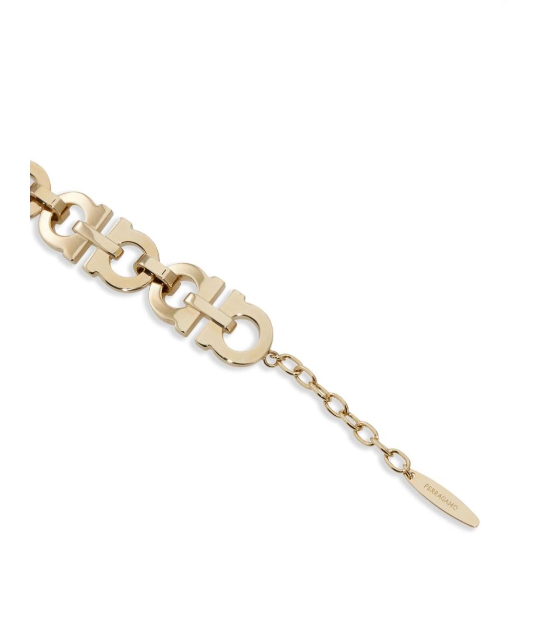 FERRAGAMO Золотой металлический браслет, фото 3