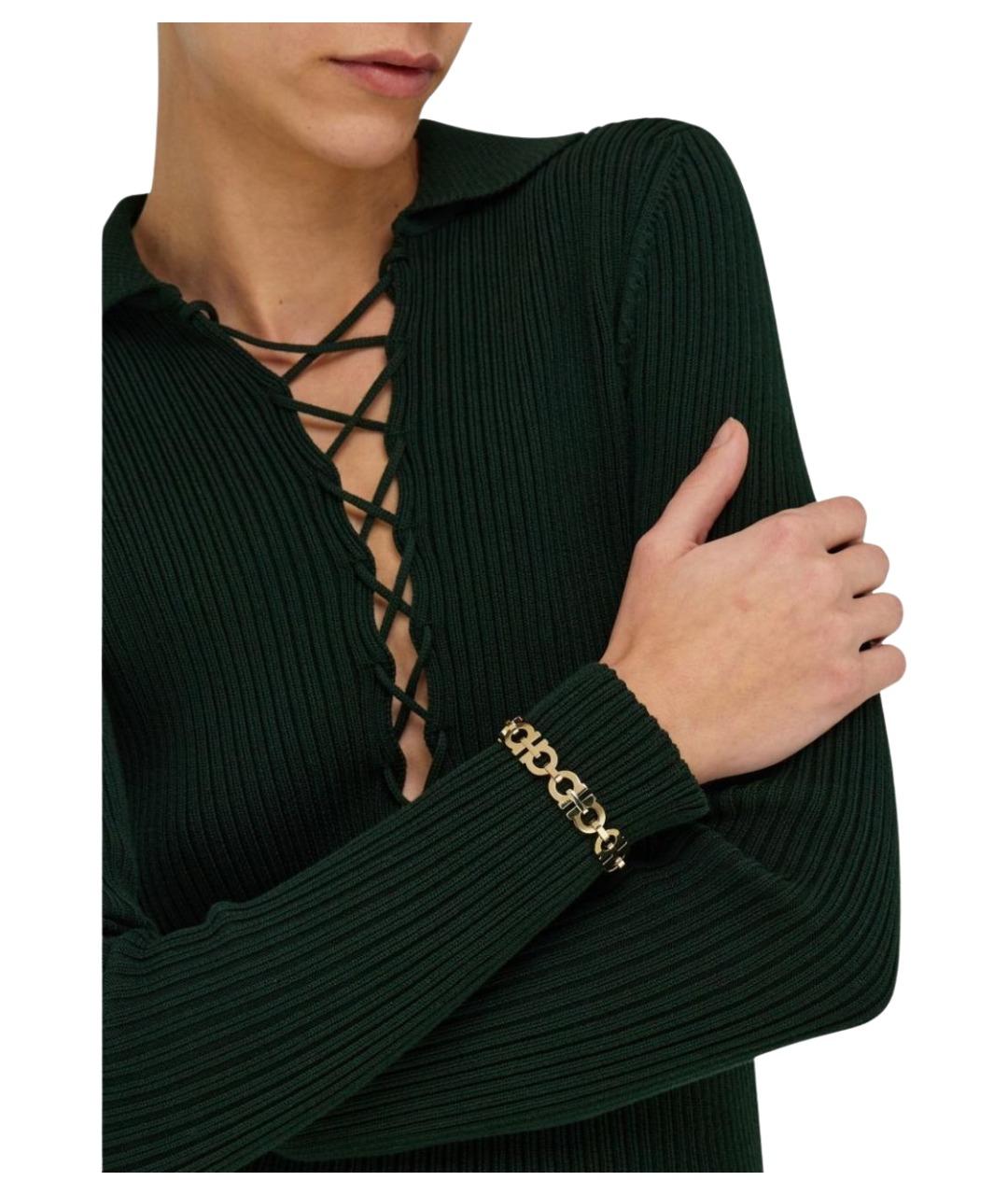 FERRAGAMO Золотой металлический браслет, фото 2