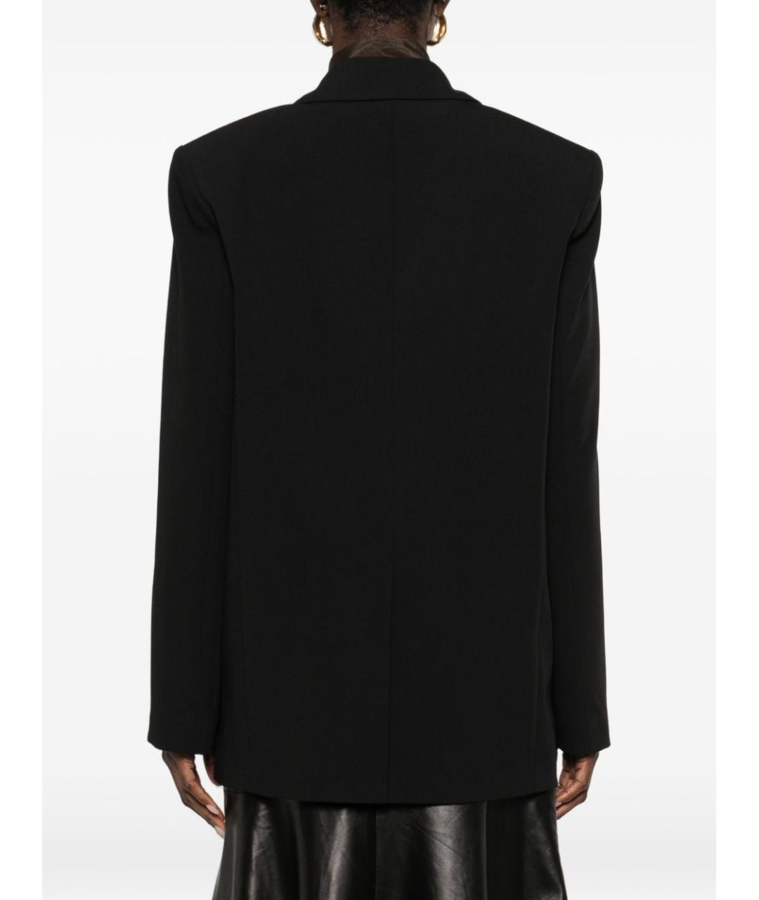 PINKO Черный полиэстеровый жакет/пиджак, фото 2