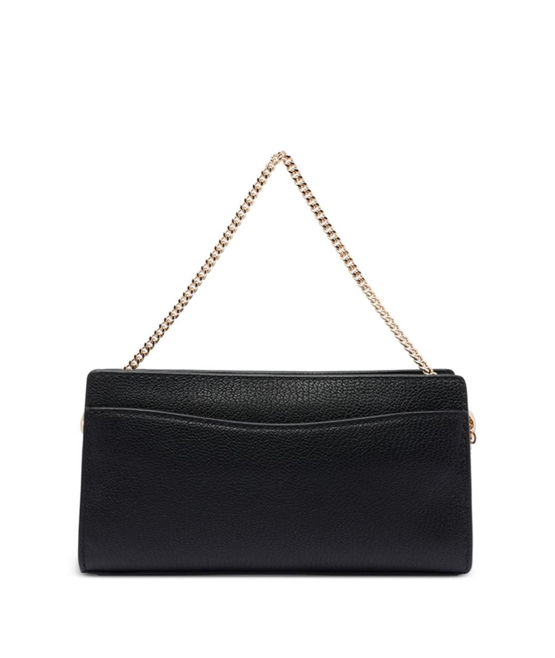 MICHAEL KORS Черная кожаная сумка через плечо, фото 4