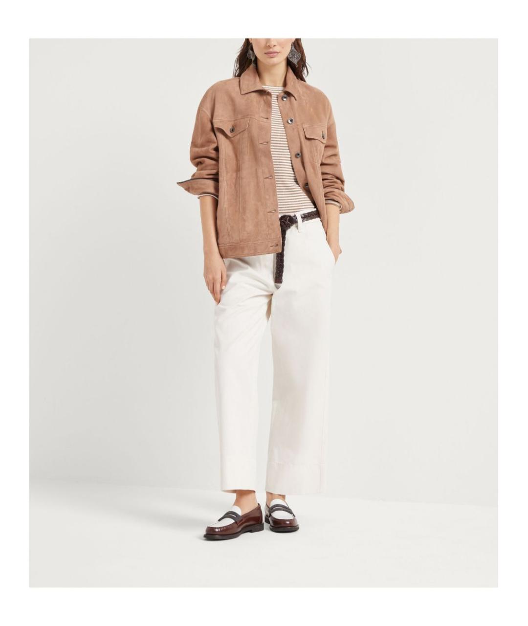 BRUNELLO CUCINELLI Прямые брюки, фото 4