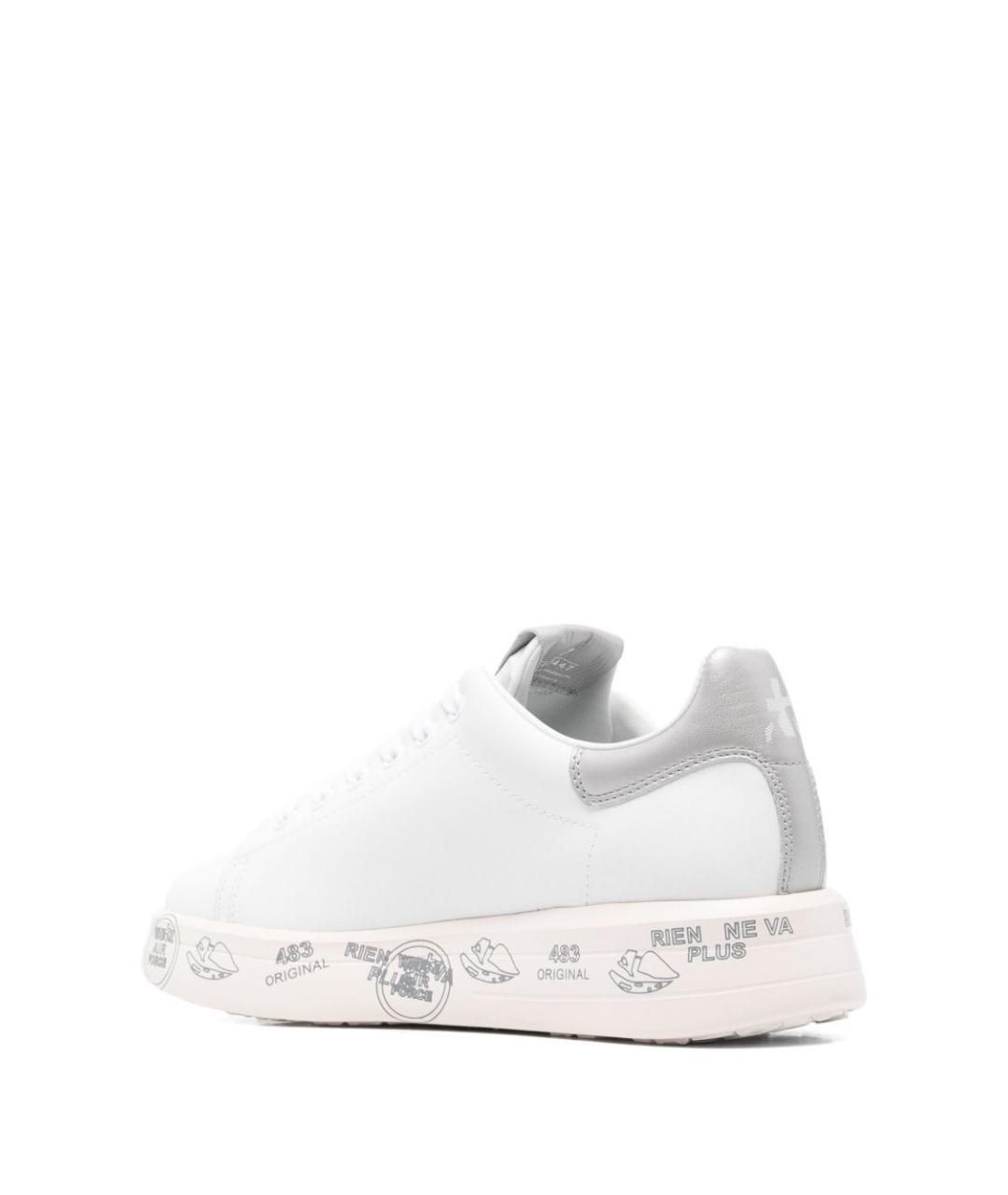PREMIATA Белые кожаные кроссовки, фото 4