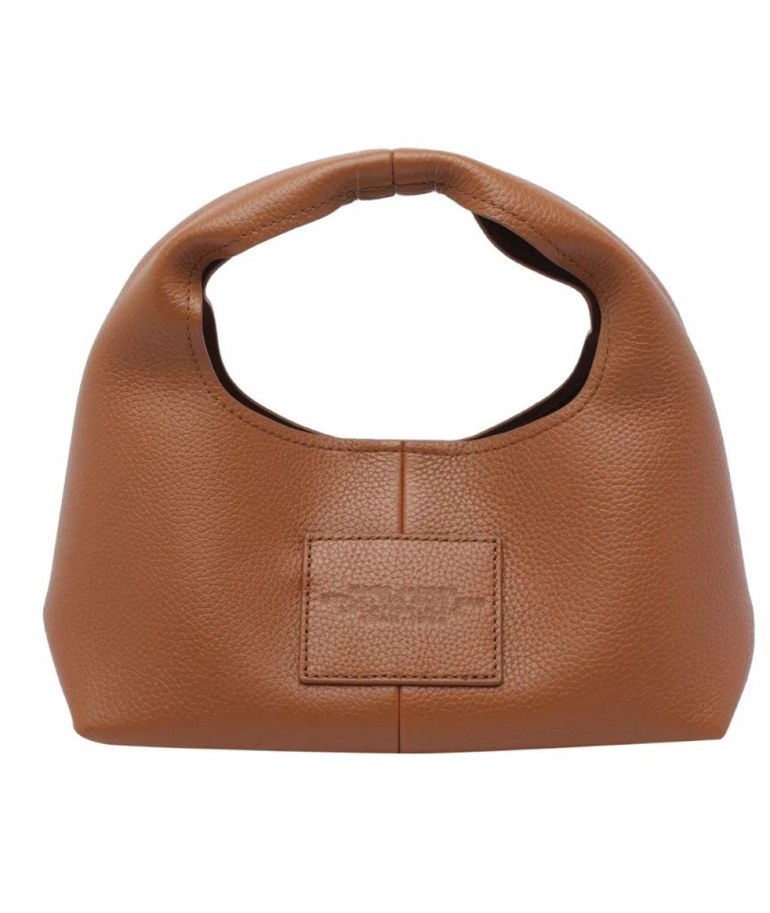 MARC JACOBS Коричневая кожаная сумка с короткими ручками, фото 2