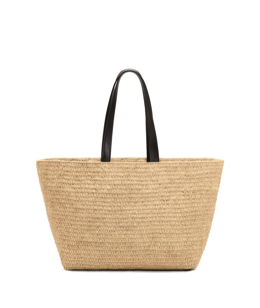 Ami Paris Бежевая пелетеная сумка тоут, фото 4