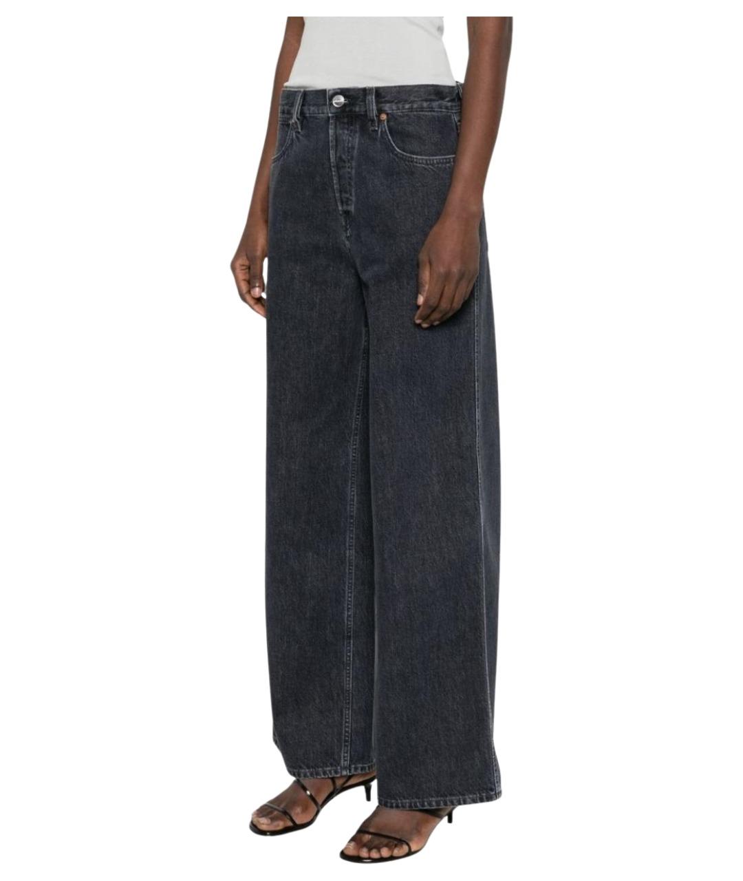 GUCCI Черные хлопковые прямые брюки, фото 4