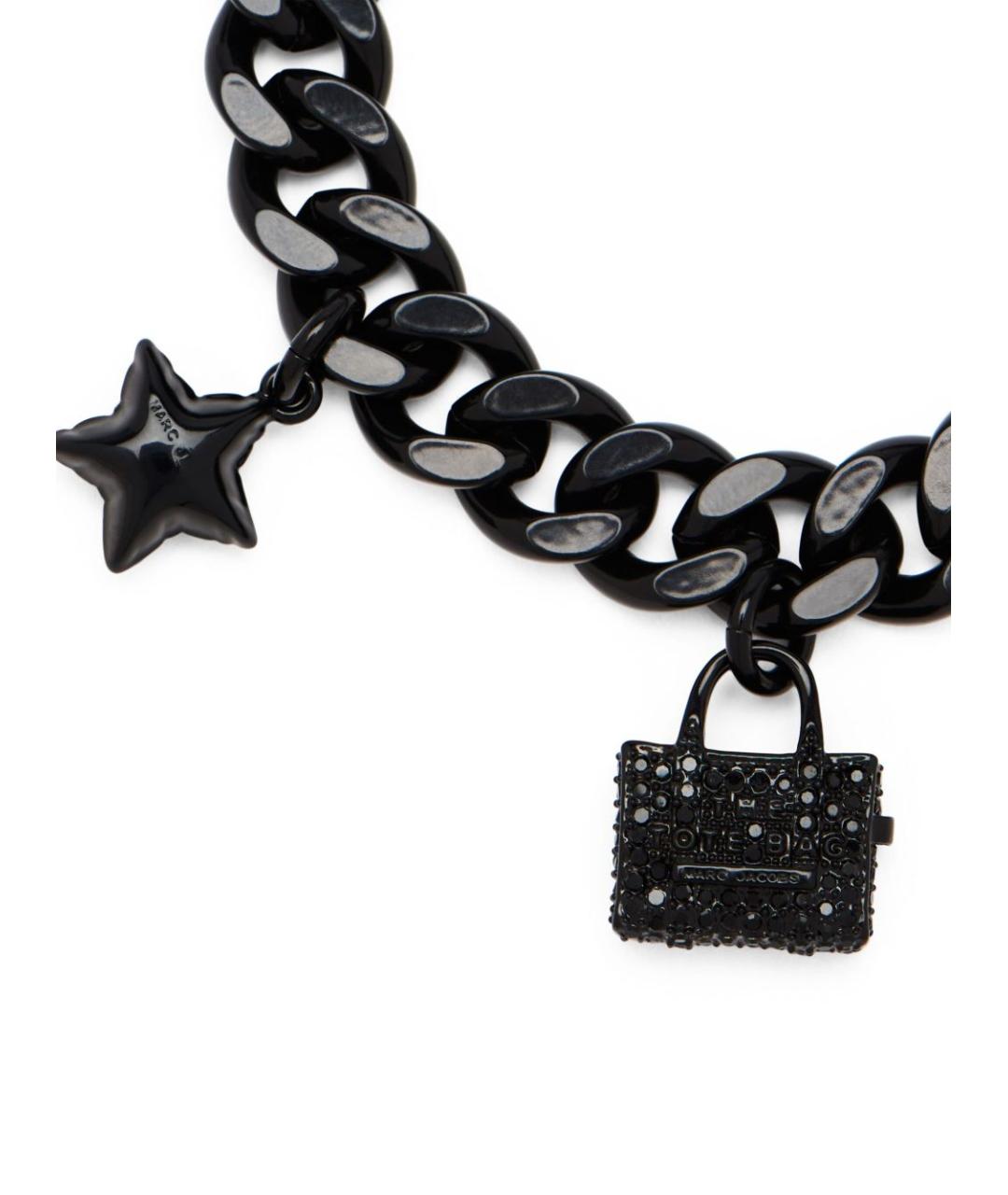 MARC JACOBS Черный латунный браслет, фото 3