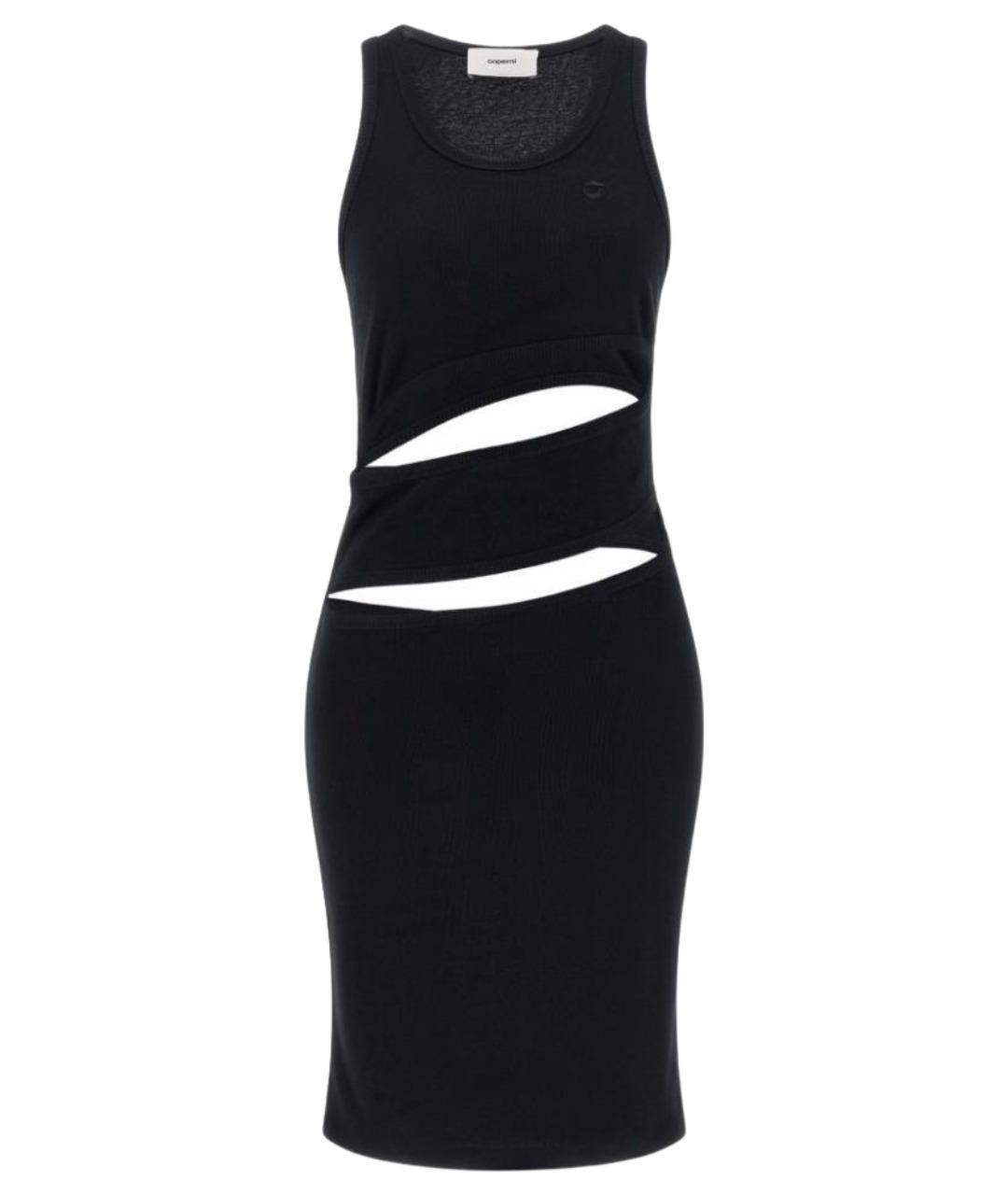 COPERNI Черное хлопковое коктейльное платье, фото 1