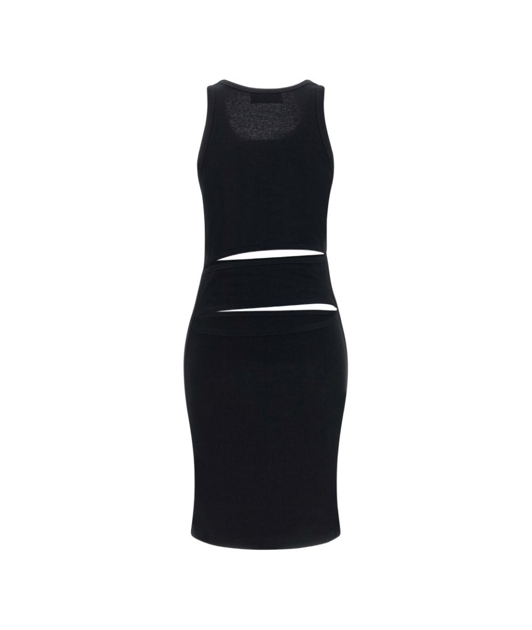 COPERNI Черное хлопковое коктейльное платье, фото 2