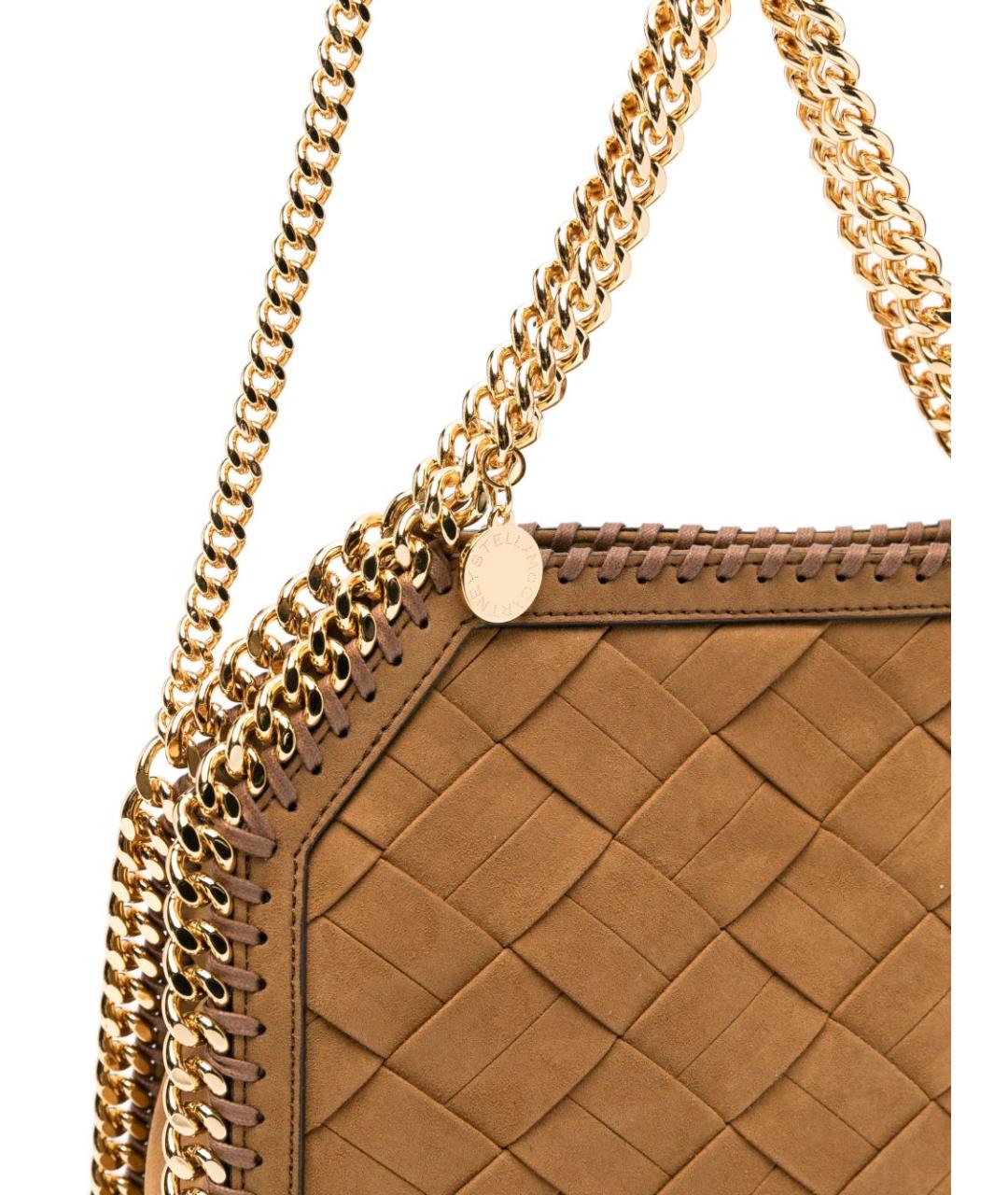 STELLA MCCARTNEY Коричневая сумка через плечо из искусственной кожи, фото 3