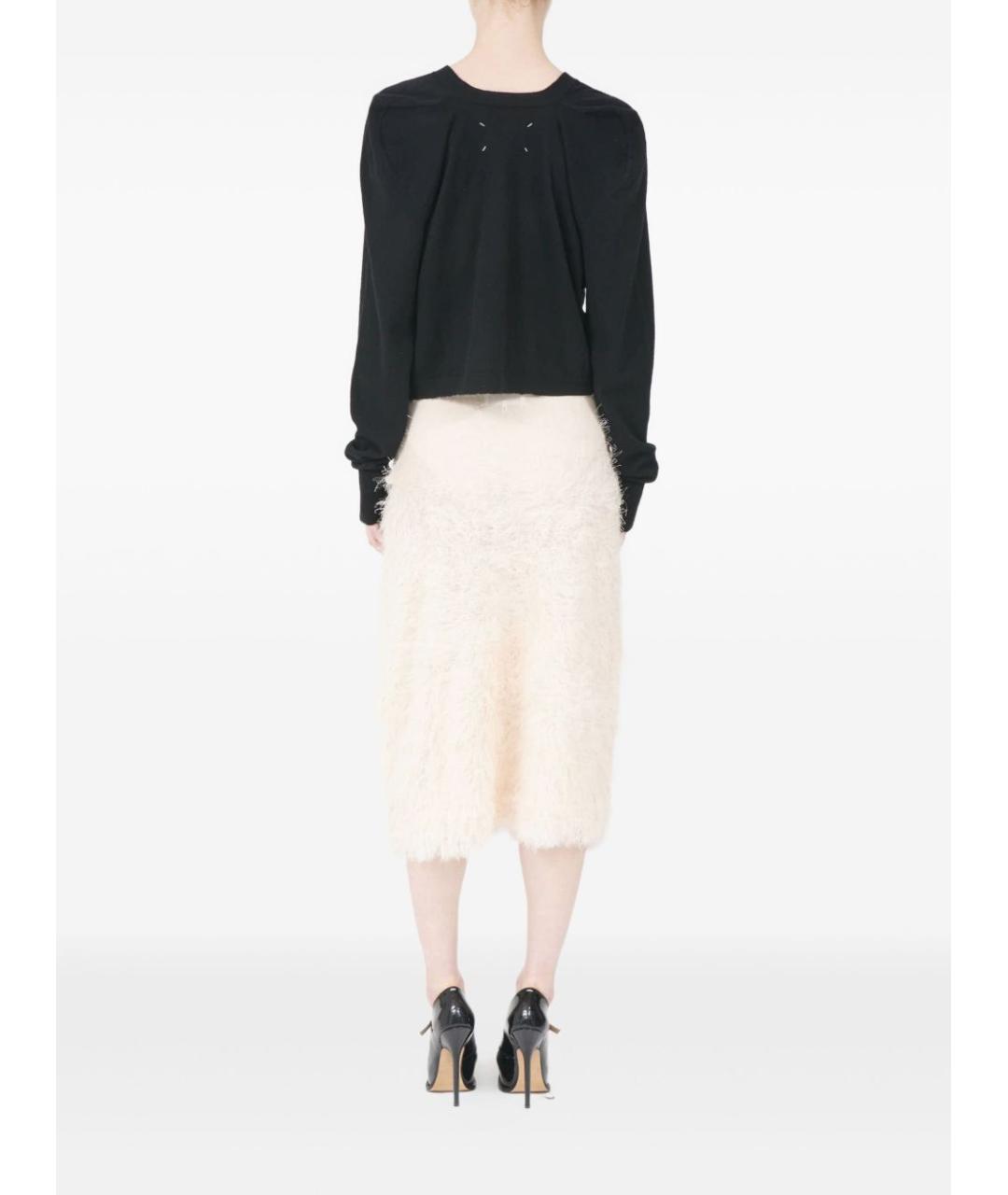 MAISON MARGIELA Черный хлопковый кардиган, фото 4