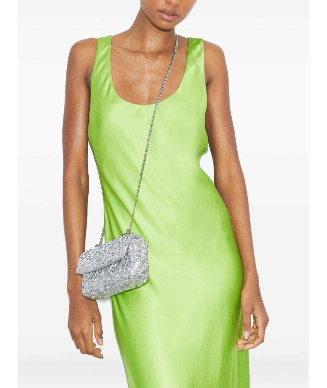 TORY BURCH Серебряная сумка через плечо, фото 4