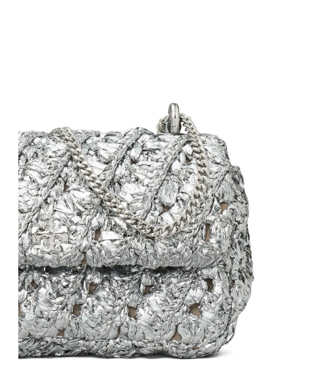 TORY BURCH Серебряная сумка через плечо, фото 6