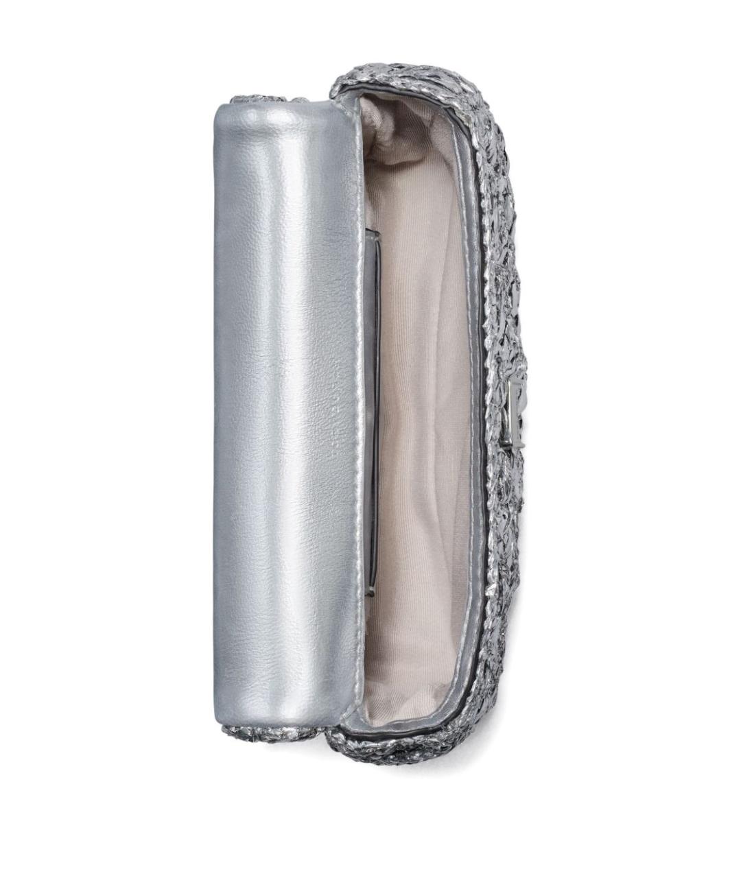 TORY BURCH Серебряная сумка через плечо, фото 5