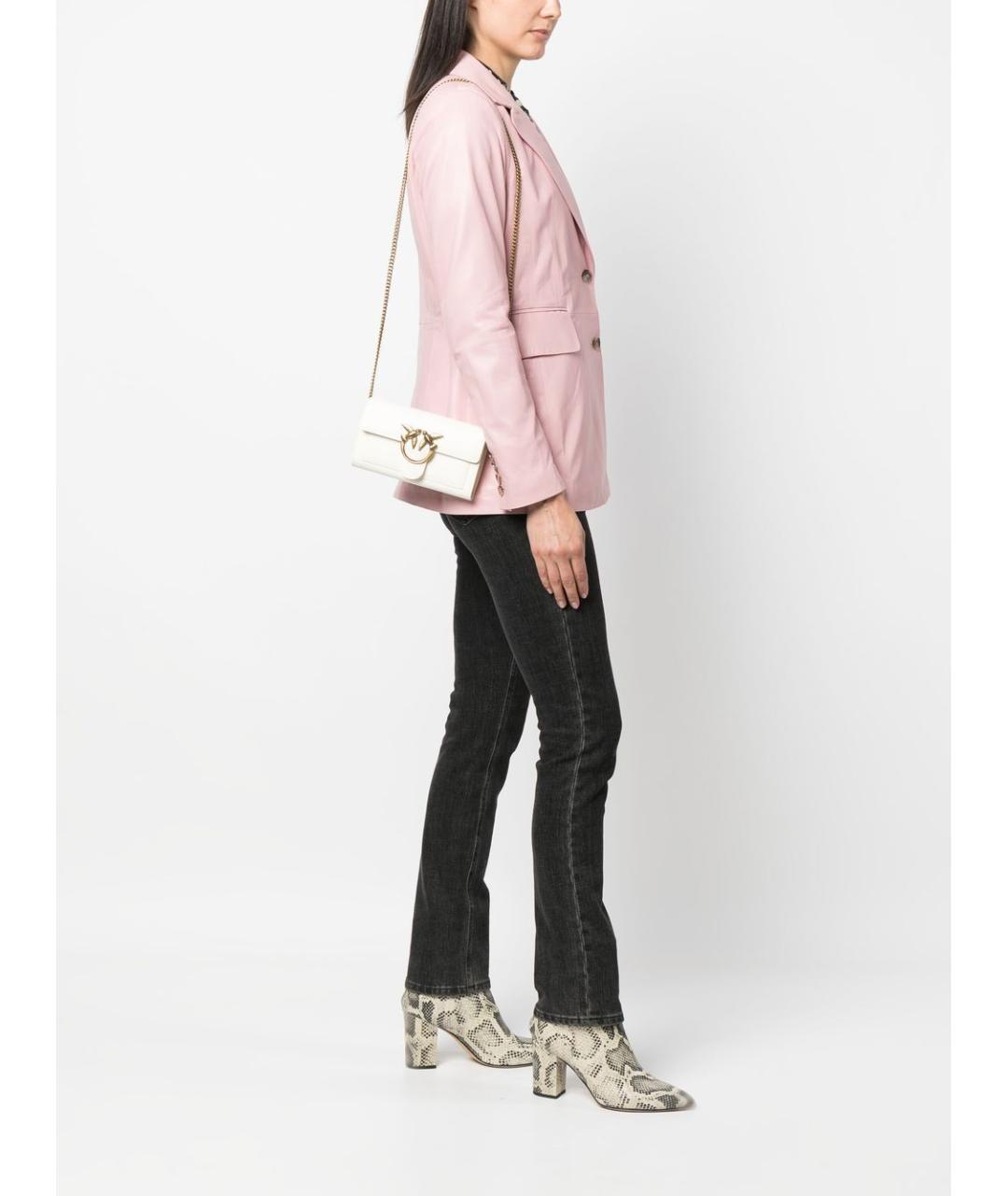 PINKO Белый кожаный кошелек, фото 2