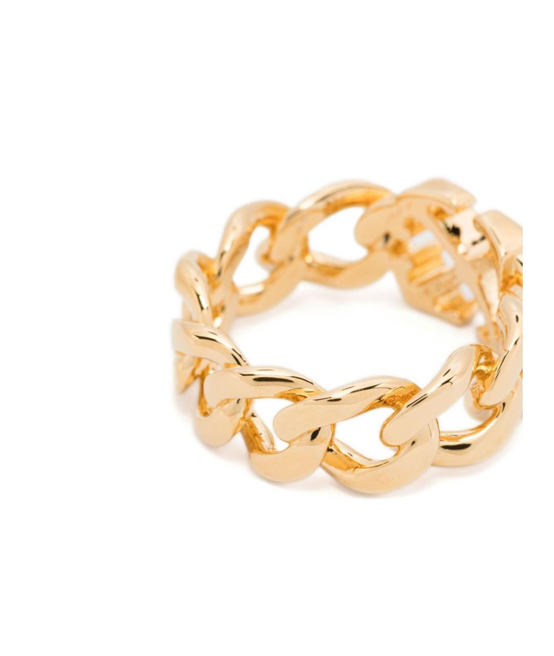 OFF-WHITE Золотое металлическое кольцо, фото 3