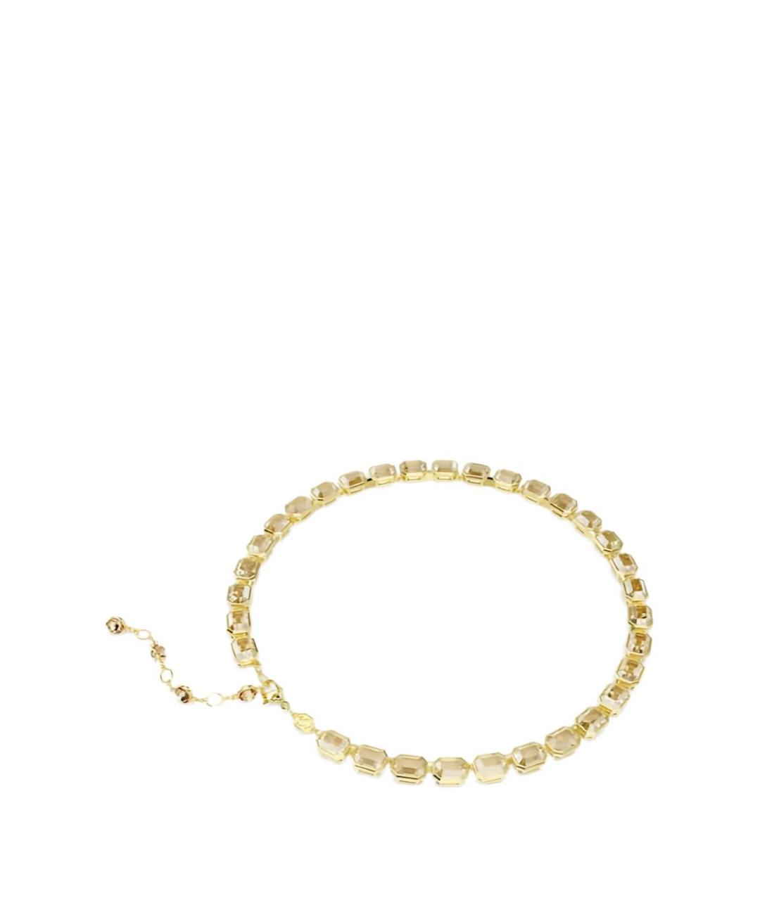 SWAROVSKI Золотое металлическое колье, фото 3